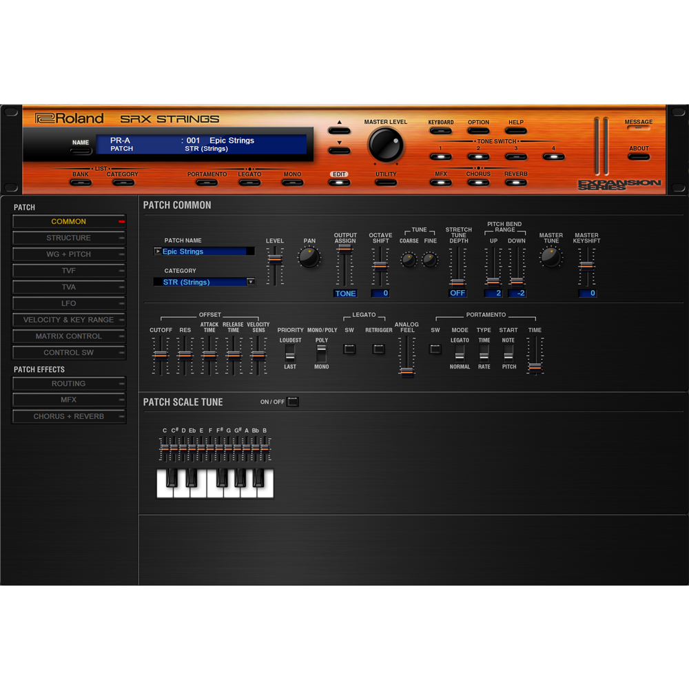 Roland srx shop keyboards vst